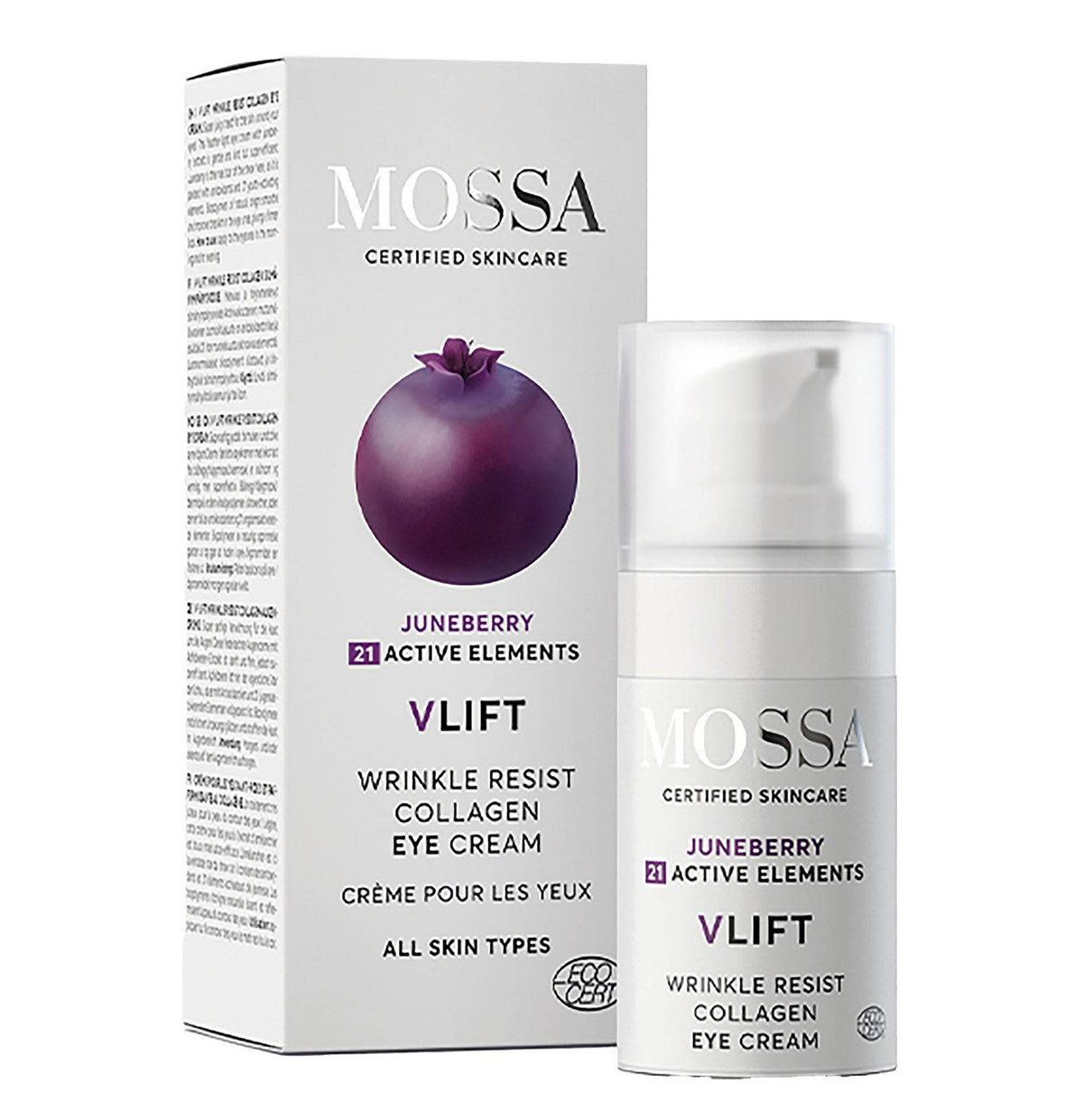Mossa V Lift Wrinkle Resist Collagen Eye Cream - Kiinteyttävä silmänympärysvoide 15 ml - integratoridirecthub.com