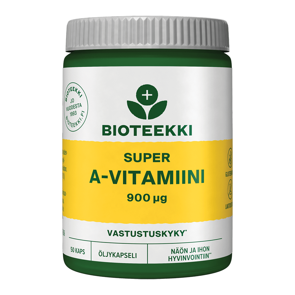 Bioteekki Super A-vitamiini 50 kaps. - integratoridirecthub.com