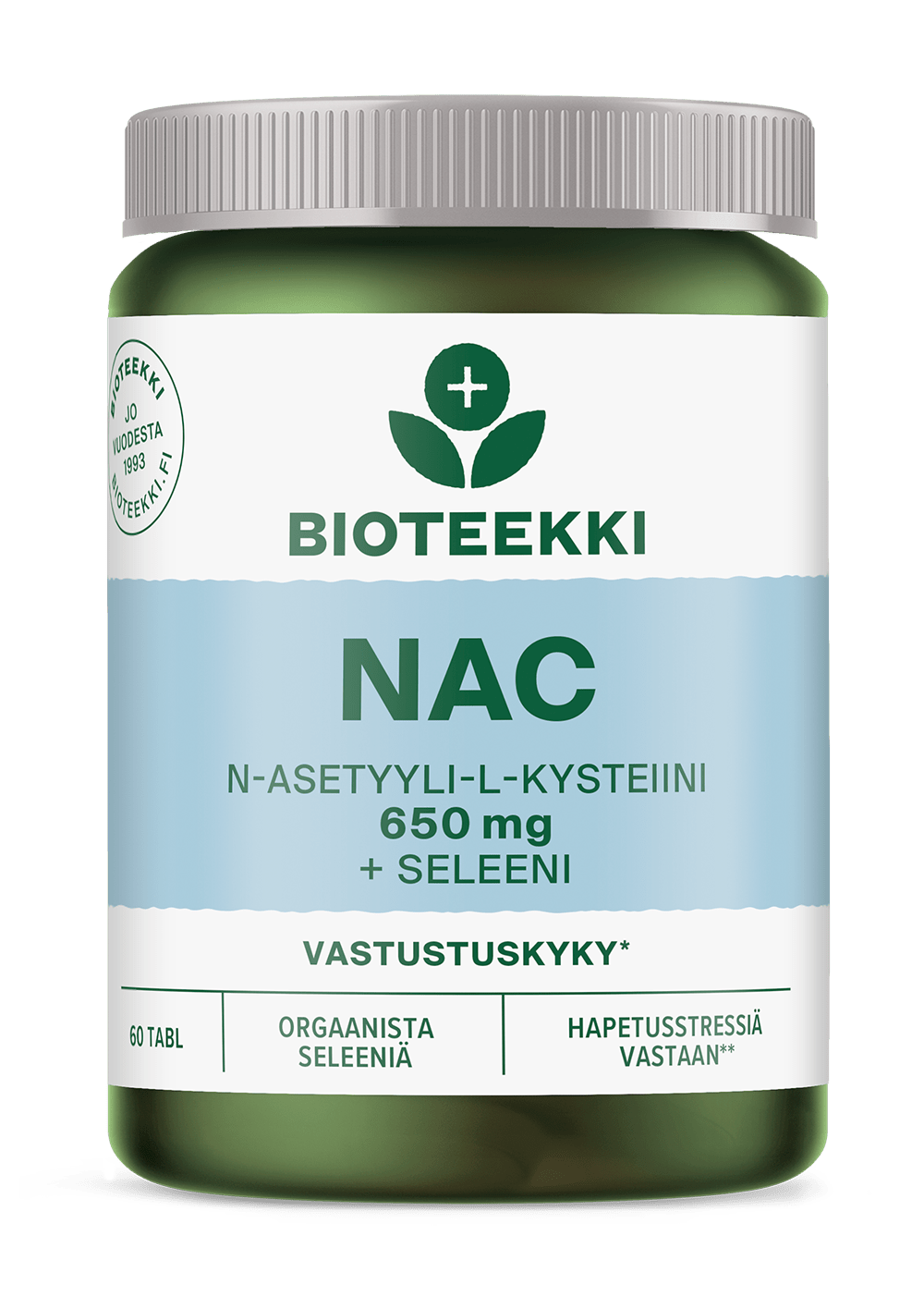 Bioteekki NAC 650 mg + Seleeni 60 tabl. - integratoridirecthub.com