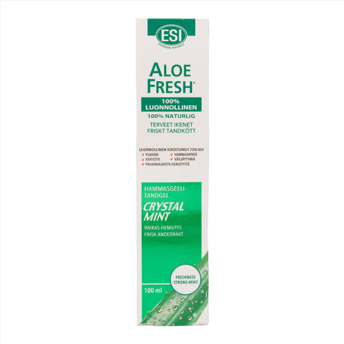 ESI Aloe Fresh Crystal Mint - Hammasgeeli raikas hengitys 100 ml - integratoridirecthub.com