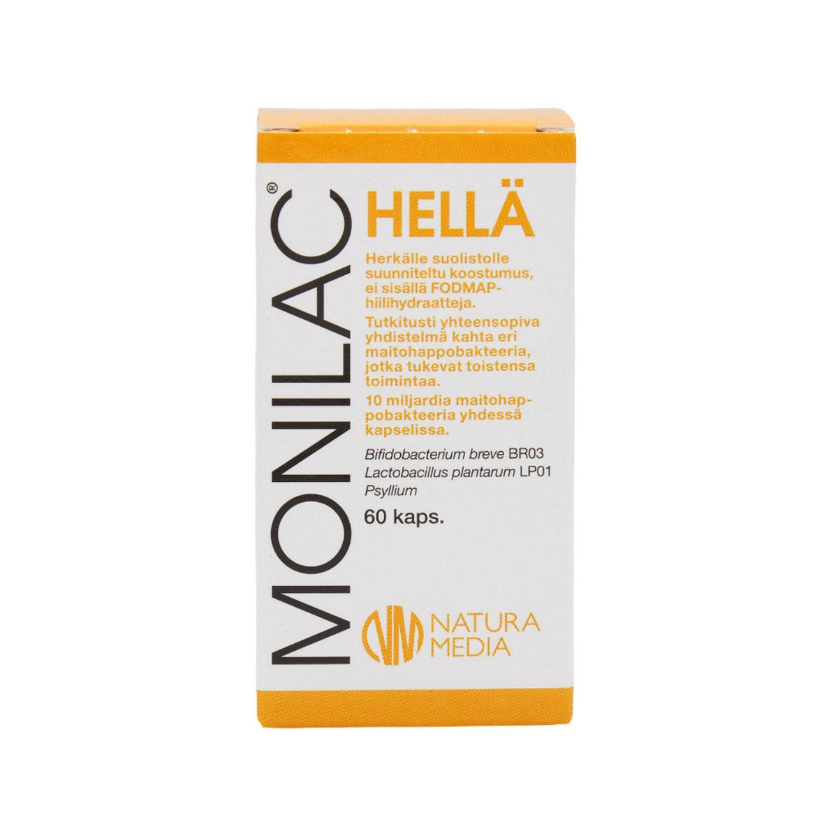 Monilac Hellä - Maitohappobakteeri 60 kaps. - integratoridirecthub.com