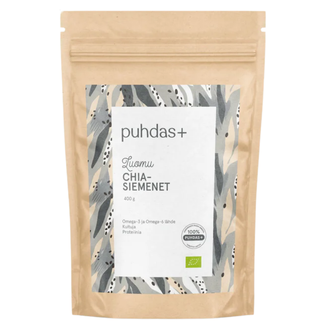 Puhdas+ Luomu Chia-siemenet 400 g