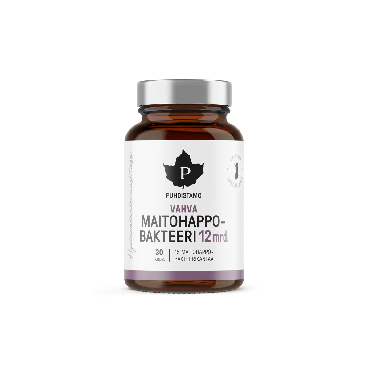 Puhdistamo Vahva Maitohappobakteeri 12 mrd. 30 kaps. - integratoridirecthub.com
