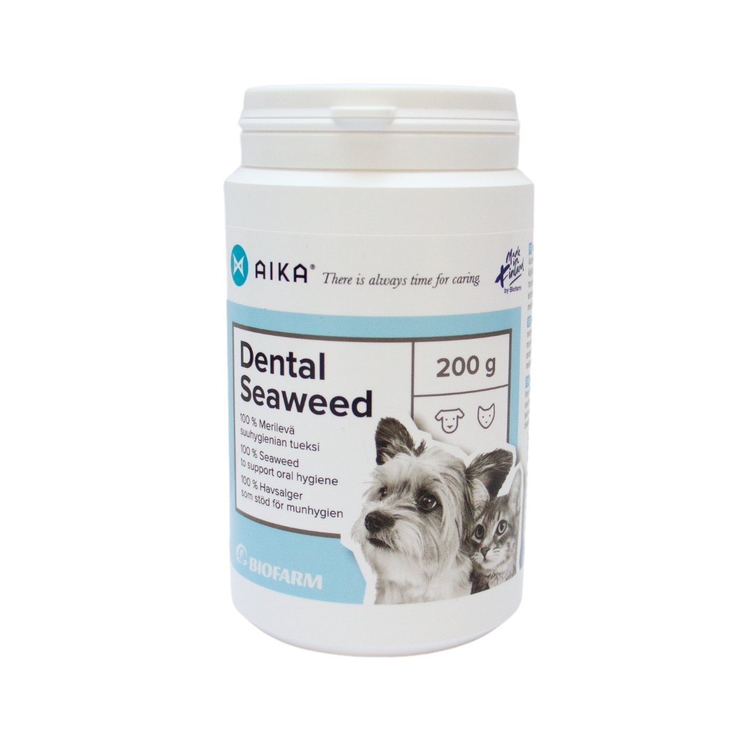 AIKA Dental Seaweed - Merilevä suuhygienian tueksi kissoille ja koirille 200 g - integratoridirecthub.com