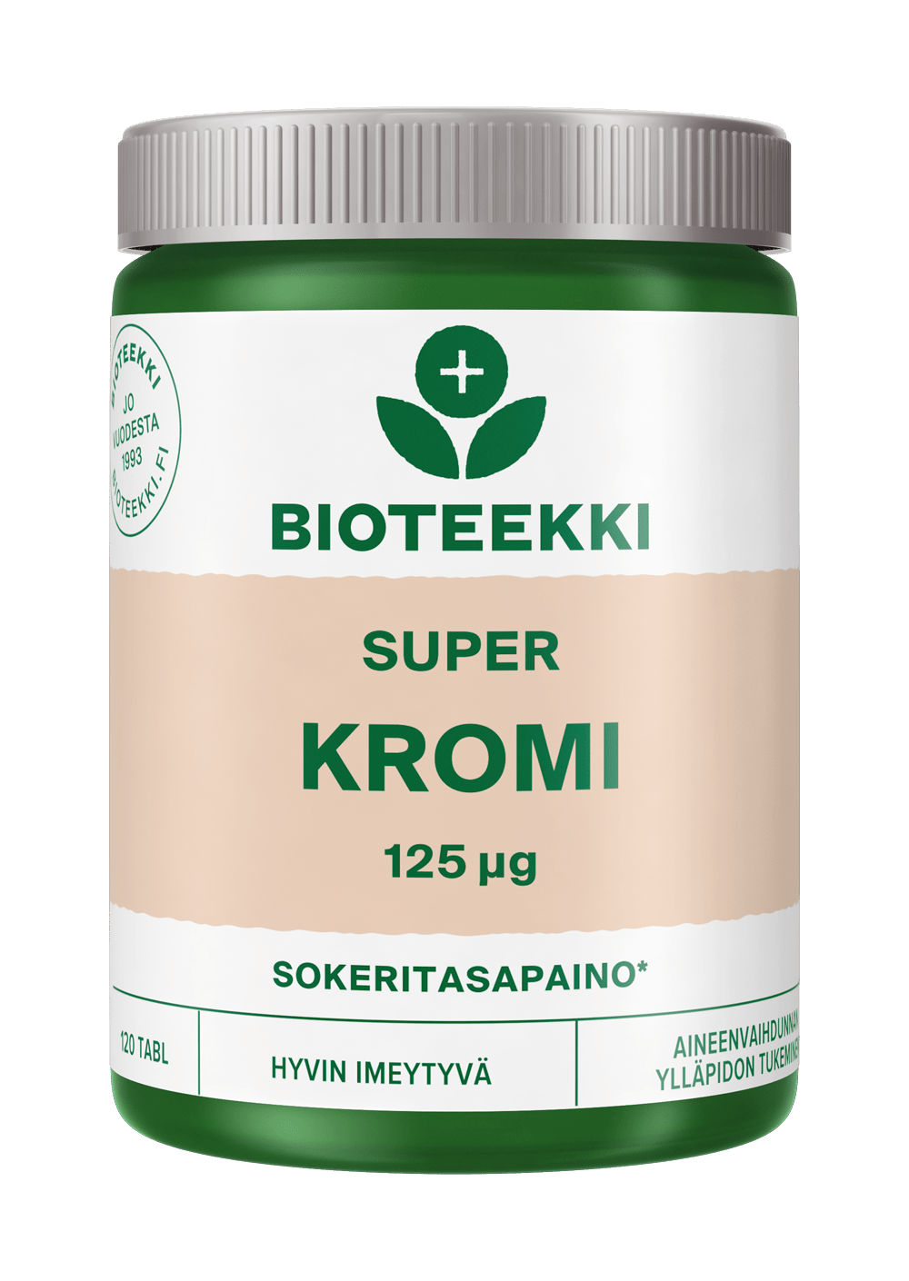 Bioteekin Super Kromi 125 µg 120 tabl. - integratoridirecthub.com