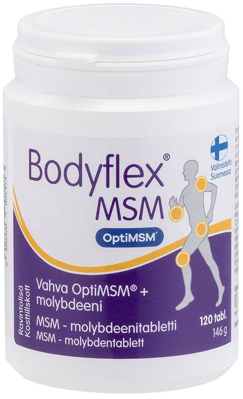 Bodyflex MSM - Molybdeeni 120 tabl. - integratoridirecthub.com