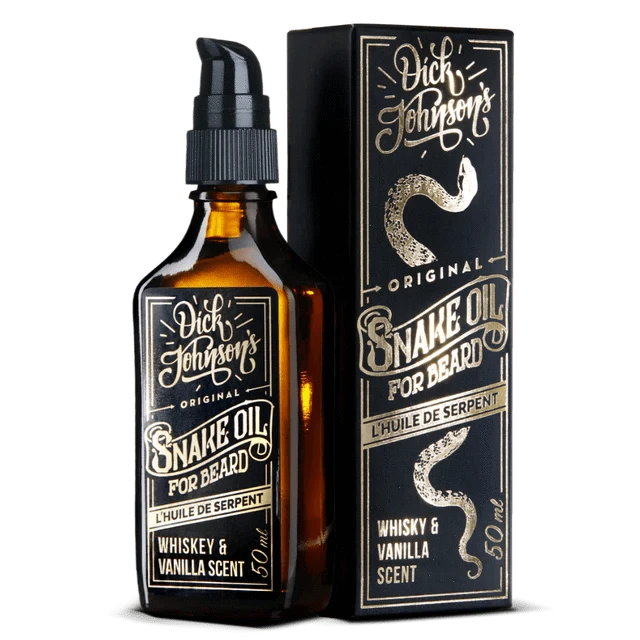 Dick Johnson Snake Oil Whiskey & Vanilla Scent Beard Oil - Partaöljy 50 ml - integratoridirecthub.com