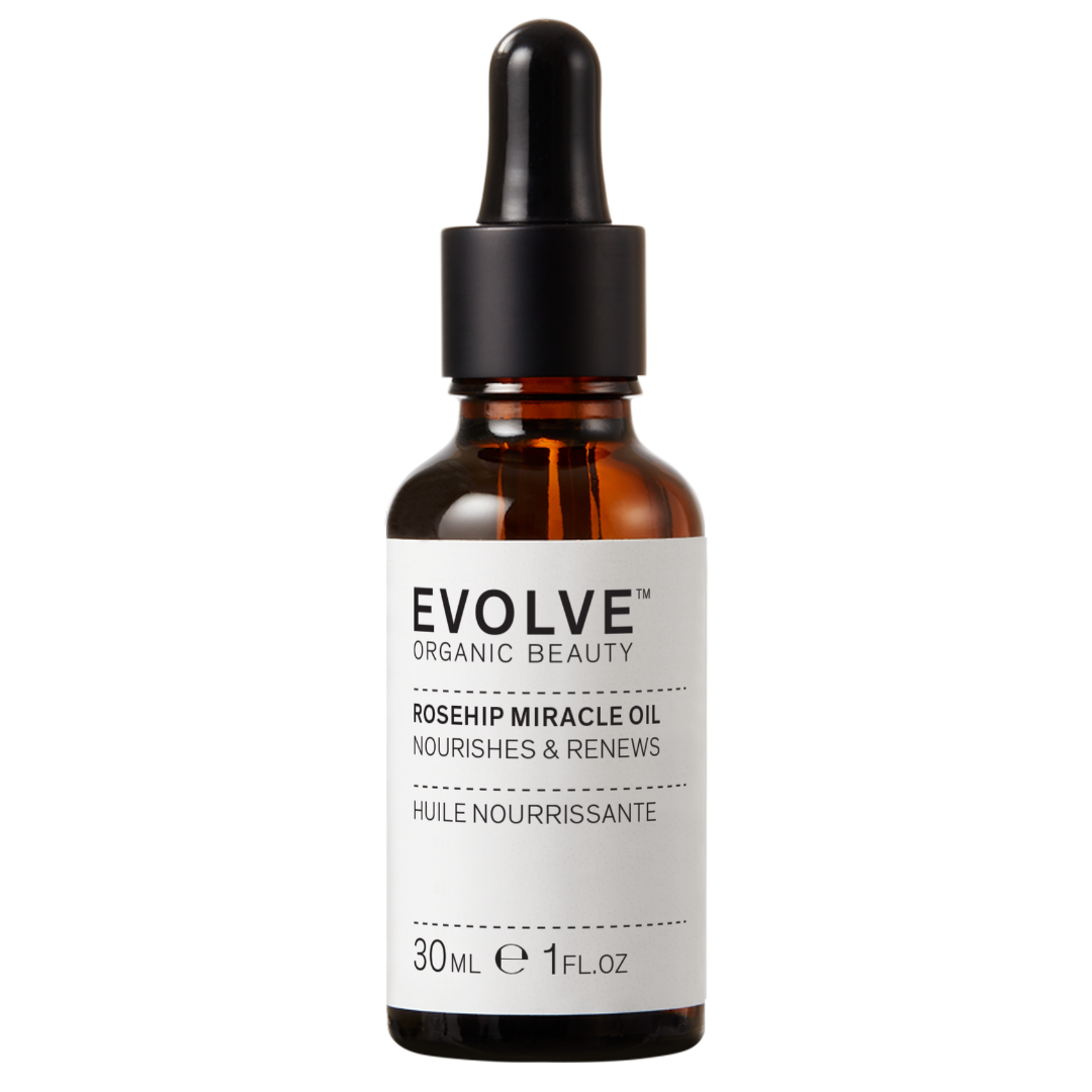 Evolve Organic Beauty Rosehip Miracle Oil - Tuhkimo kasvoöljy 30 ml - integratoridirecthub.com