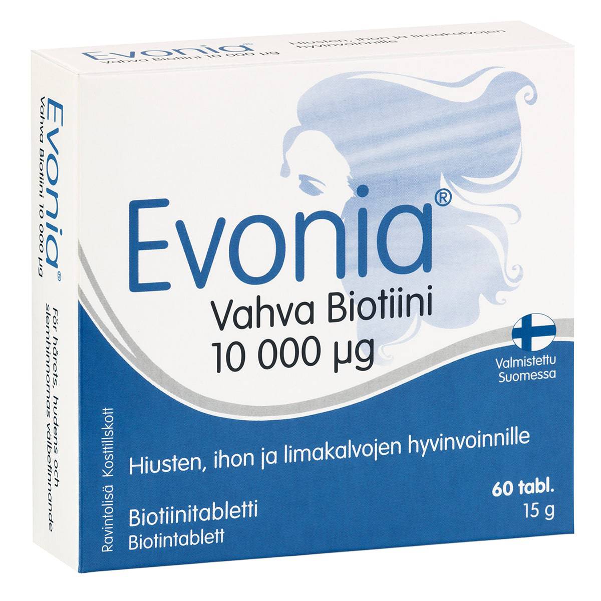Evonia Vahva Biotiini 10 000 µg 60 tabl. - integratoridirecthub.com