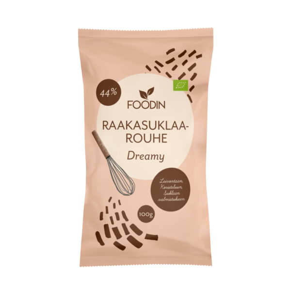 Foodin Raakasuklaarouhe Dreamy 100 g - integratoridirecthub.com