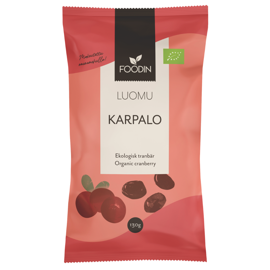 Foodin Karpalo Luomu 130 g - integratoridirecthub.com