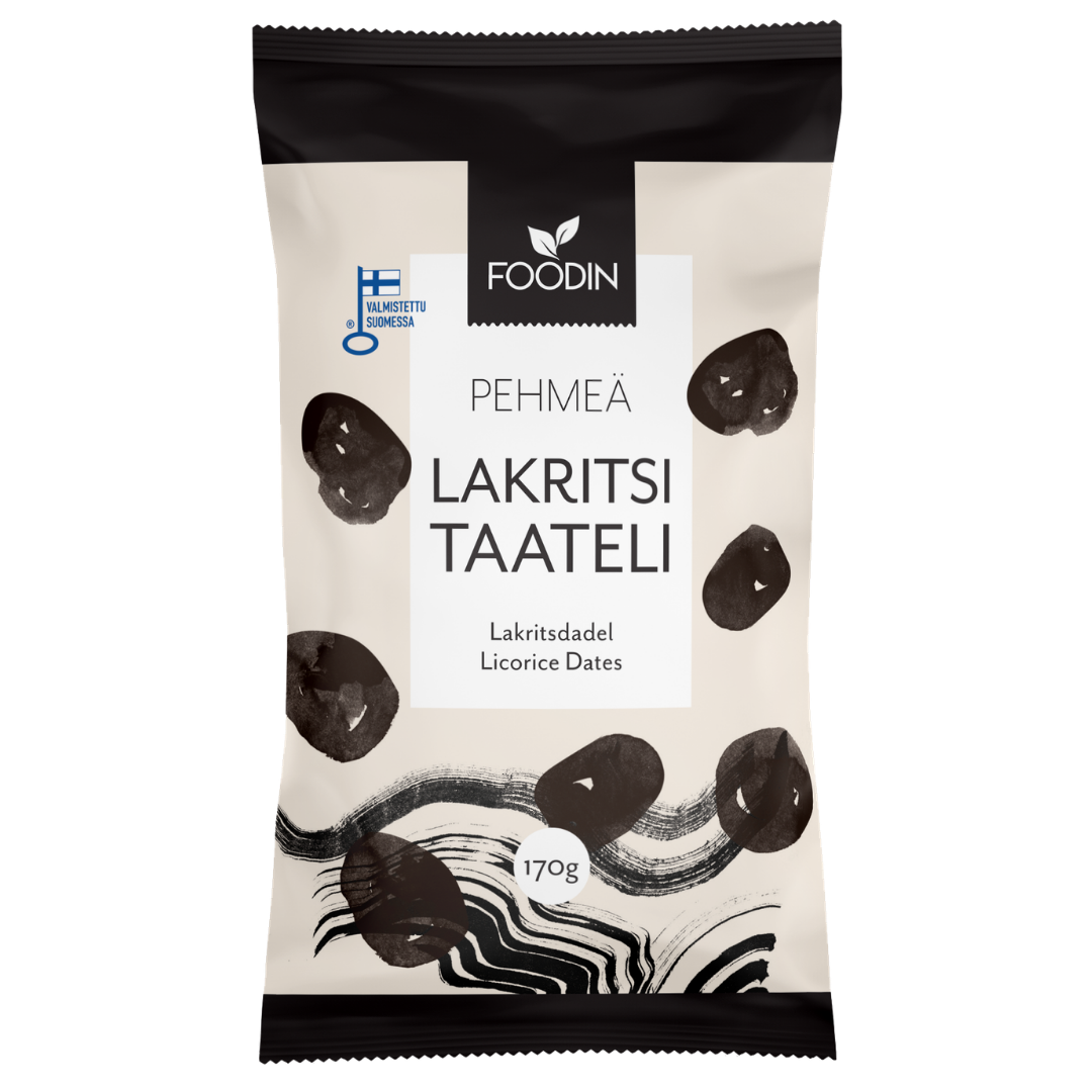 Foodin Lakritsitaateli Luomu 170 g - integratoridirecthub.com