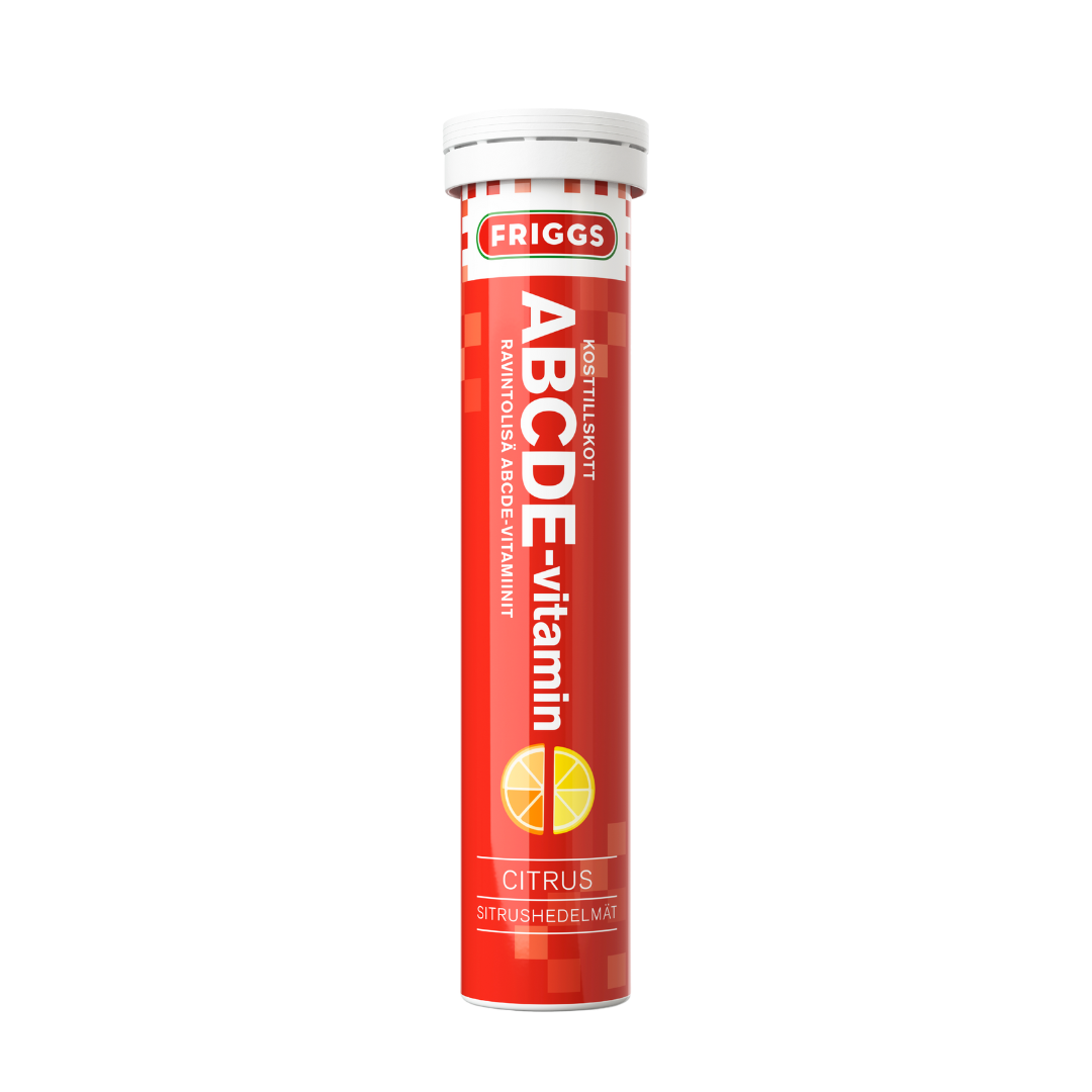 Friggs ABCDE-Vitamiinipore Sitrus 20 poretablettia