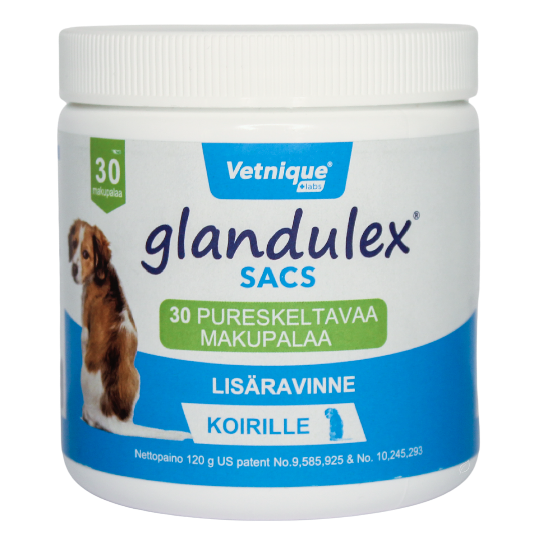 Vetnique Glandulex Sacs - Lisäravinne koirille 30 purutabl. - integratoridirecthub.com