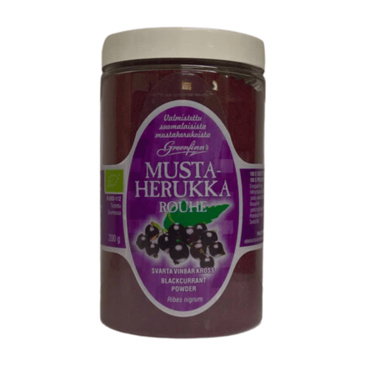 Greenfinn's Mustaherukka Rouhe 200 g - integratoridirecthub.com