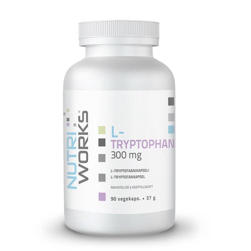 Nutri Works L-Tryptophan 300 mg 90 kaps. - integratoridirecthub.com