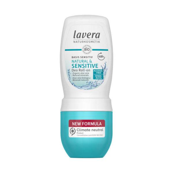 Lavera Basis Sensitive Deo Roll-On - Deodorantti 50 ml - integratoridirecthub.com