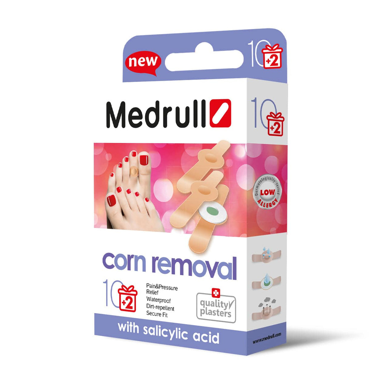 Medrull Corn Removal - Känsälaastari 12 kpl - integratoridirecthub.com