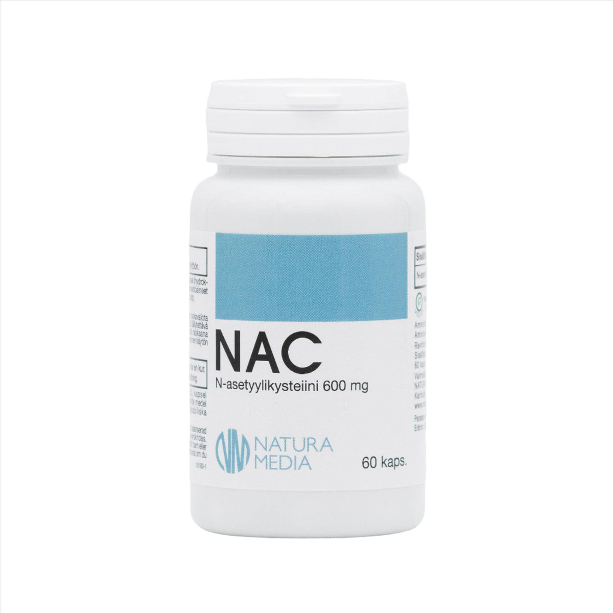 Natura Media NAC 600 mg 60 kaps. - integratoridirecthub.com