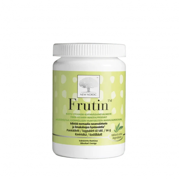 New Nordic Frutin - Kuitu-vitamiini-kivennäisainevalmiste 60 tabl. - integratoridirecthub.com