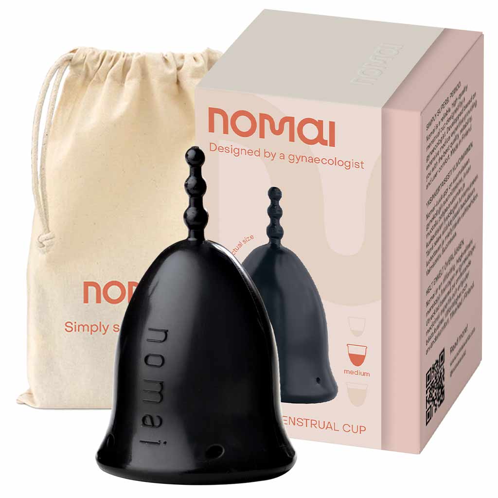 Nomai Kuukuppi Musta M - kohtalaiseen vuotoon 1 kpl - integratoridirecthub.com