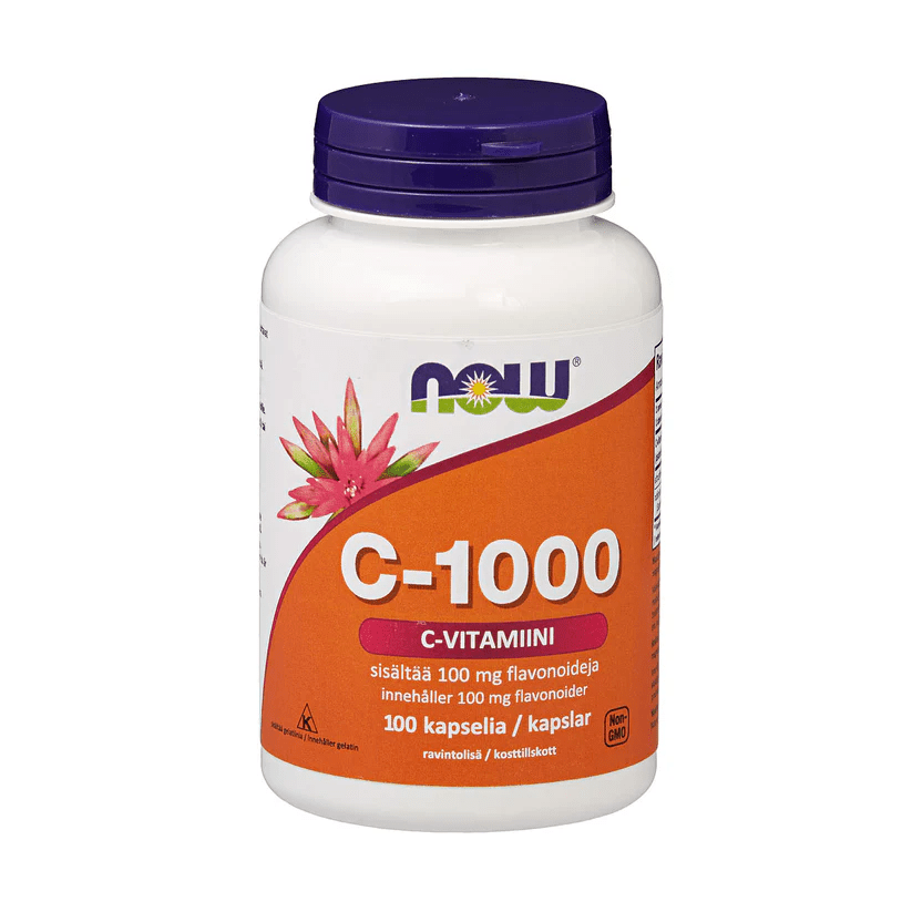 Now Foods C-1000 C-Vitamiini 100 kaps. - integratoridirecthub.com