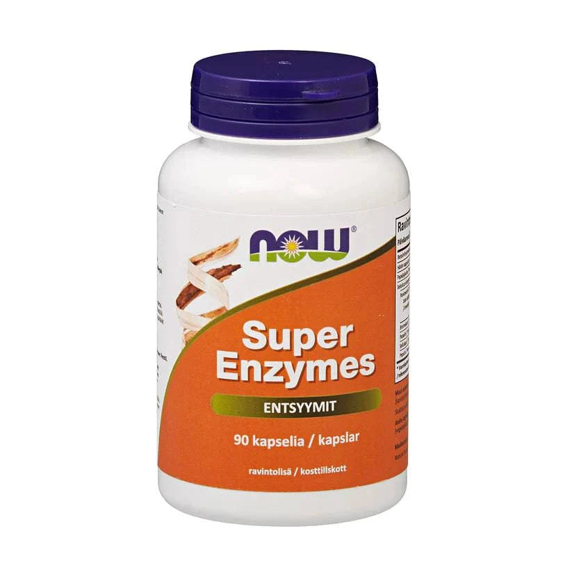 Now Foods Super Enzymes entsyymit 90 kaps. - integratoridirecthub.com