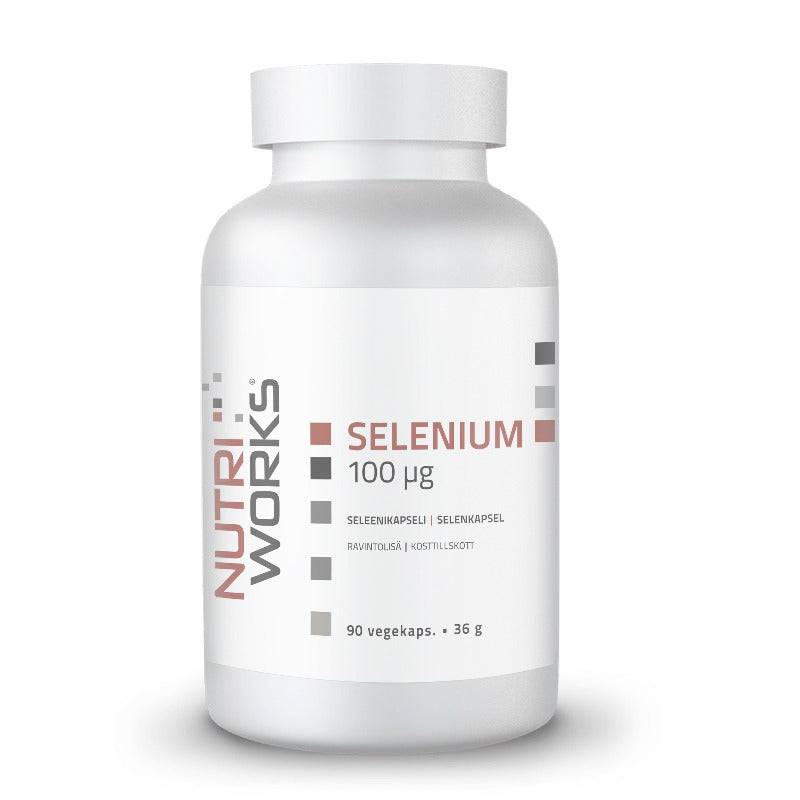 Nutri Works Selenium 100 µg - Seleenikapseli 90 kaps. - integratoridirecthub.com