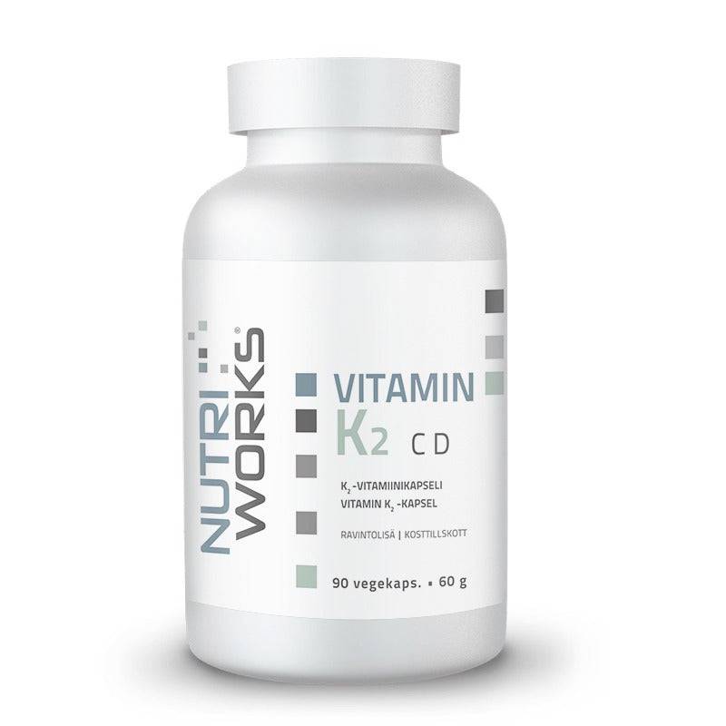 Nutri Works Vitamin K2 - K2-vitamiinikapseli 90 kaps. - integratoridirecthub.com