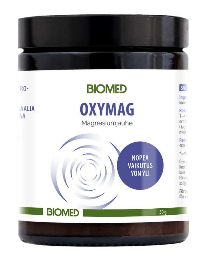 Biomed Oxymag - Magnesiumjauhe 50 g - integratoridirecthub.com