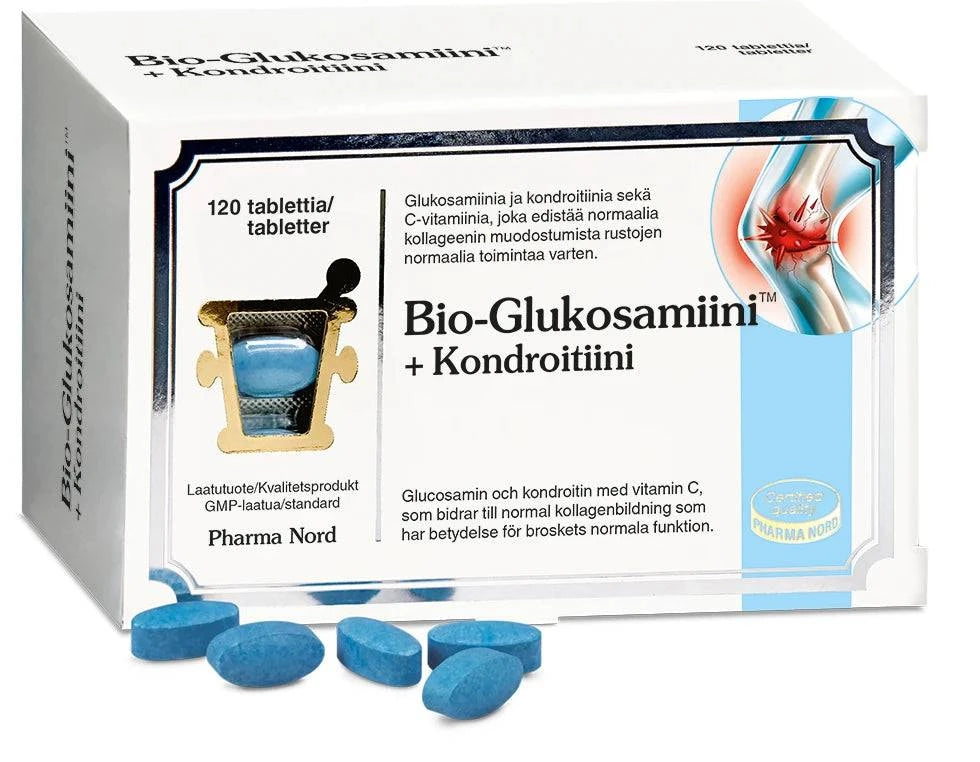 Pharma Nord Bio-Glukosamiini + Kondroitiini 120 tabl. - integratoridirecthub.com