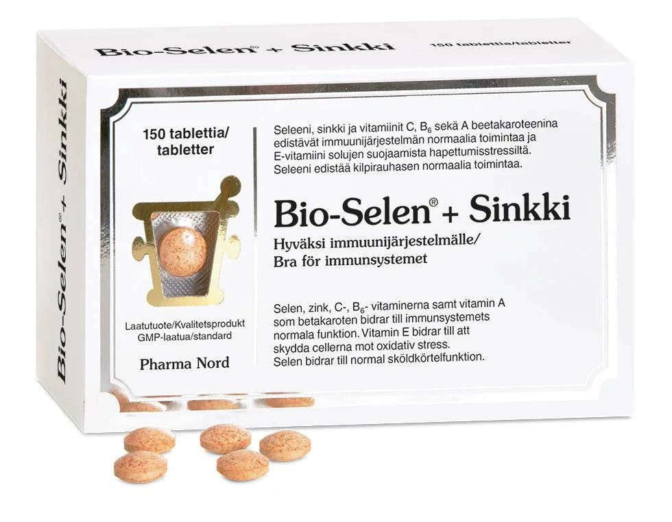 Pharma Nord Bio-Seleeni 50 µg +Sinkki 15 mg 150 tabl. - integratoridirecthub.com