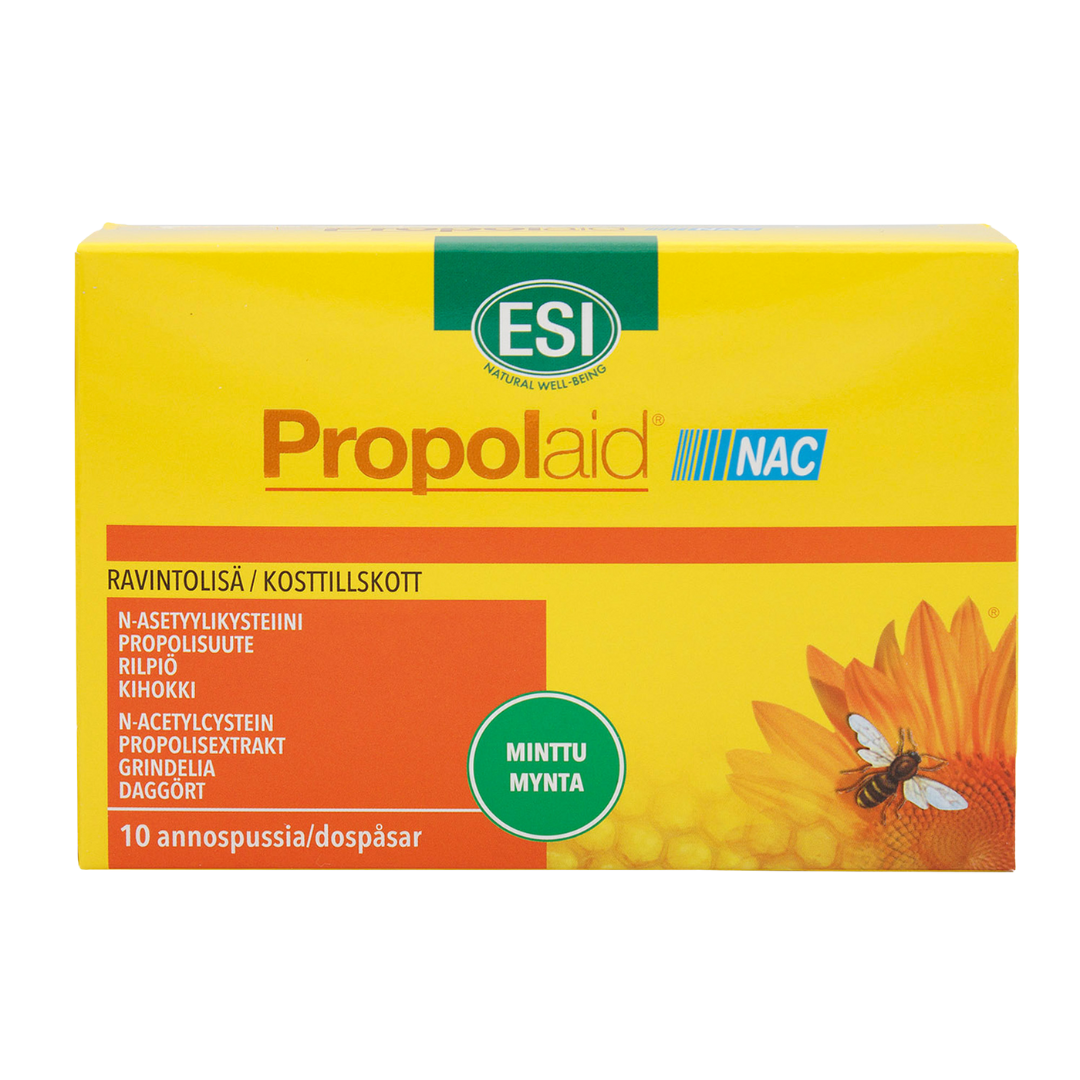 ESI Propolaid Nac N-asetyylikysteiinipitoinen juomajauhe 10 x 5 g - integratoridirecthub.com