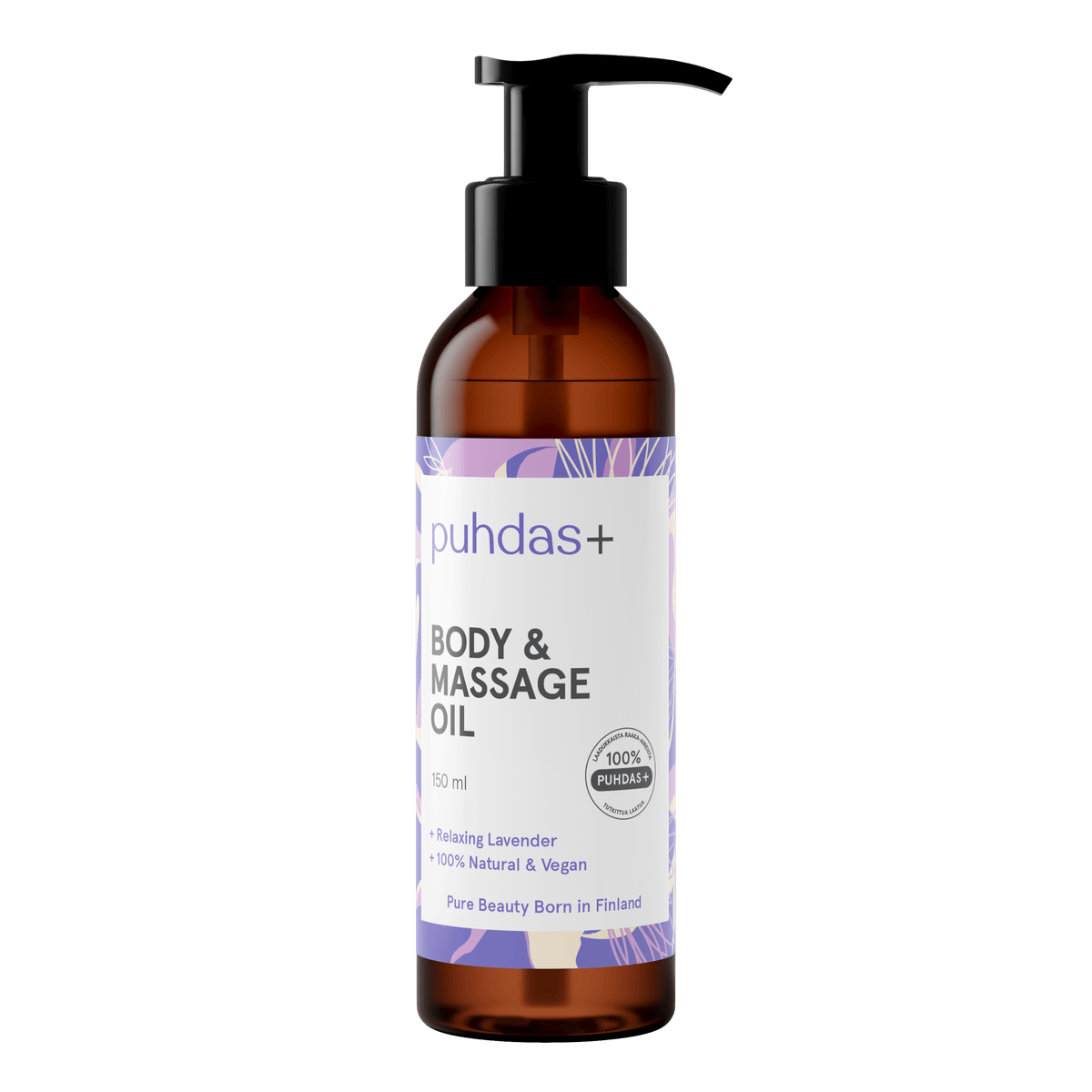 Puhdas+ Body & Massage Oil - Vartalo & Hierontaöljy laventeli 150 ml - integratoridirecthub.com