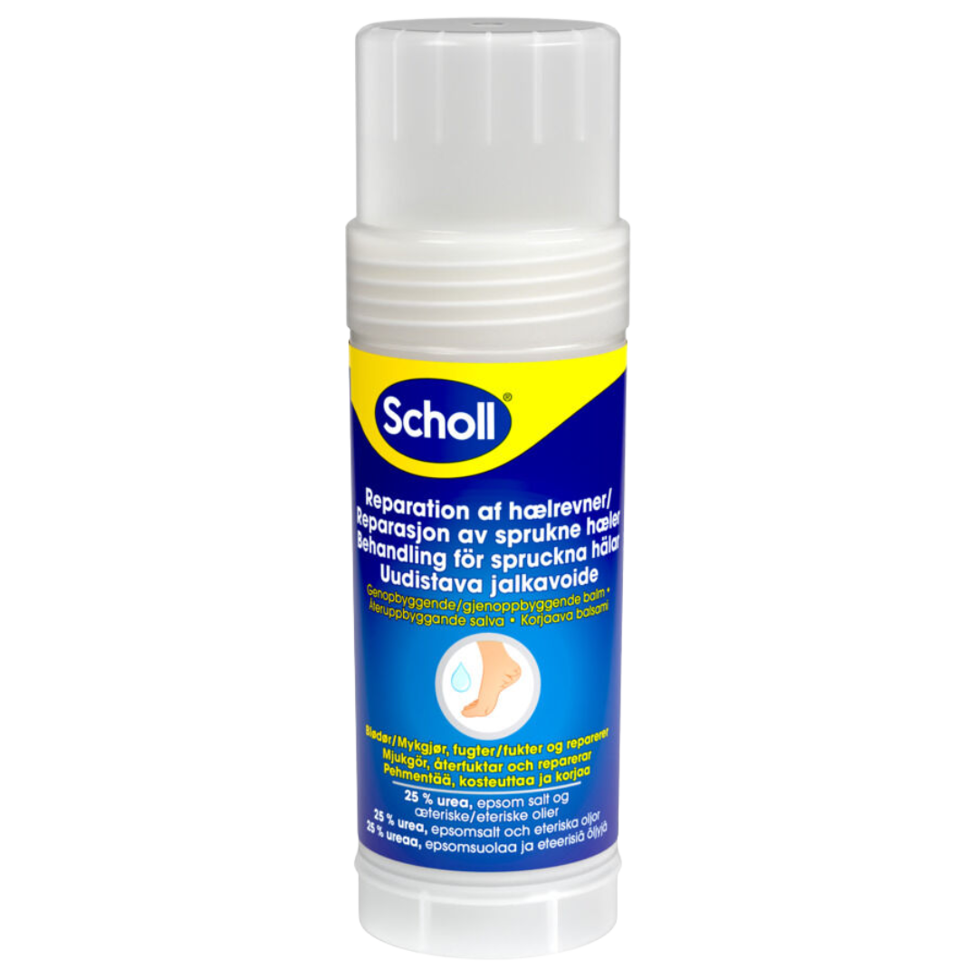 Scholl Kantapäävoidepuikko 70 g, halkeilevat kantapäät, jalkojenhoito, jalat, jalkavoide, integratoridirecthub.com