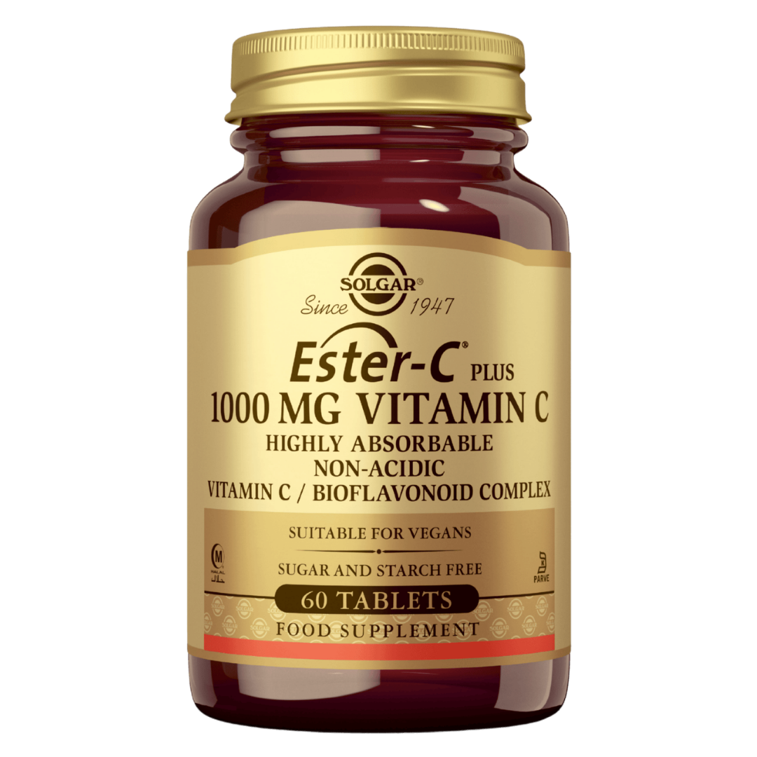 Solgar Ester-C-Plus 1000 mg - C-vitamiini 60 tabl.