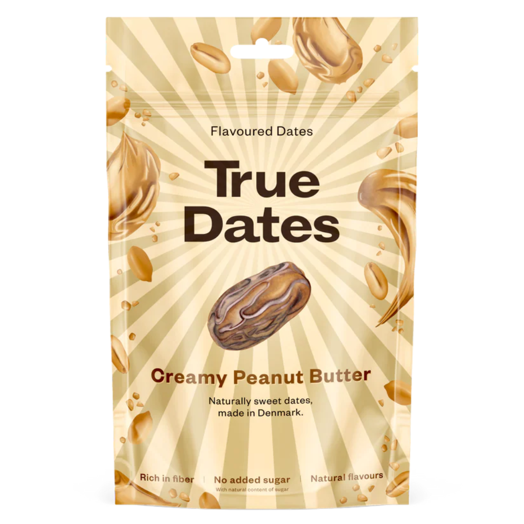 True Dates Creamy Peanut Butter - Taatelimakeinen Kermainen Maapähkinävoi 100 g - integratoridirecthub.com