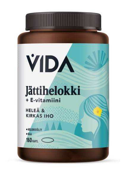 Vida Jättihelokki + E-vitamiini 160 kaps. - integratoridirecthub.com