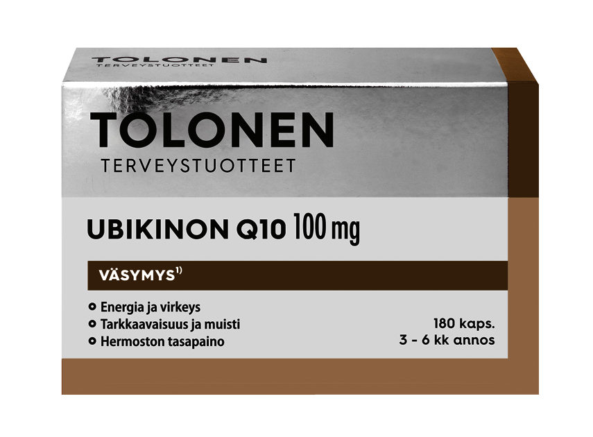 Tolonen Ubikinon Q10 100 mg 180 kaps. - integratoridirecthub.com