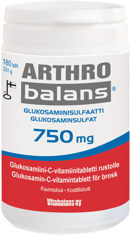 Arthrobalans 750 mg Glukosamiini 180 tabl. - integratoridirecthub.com