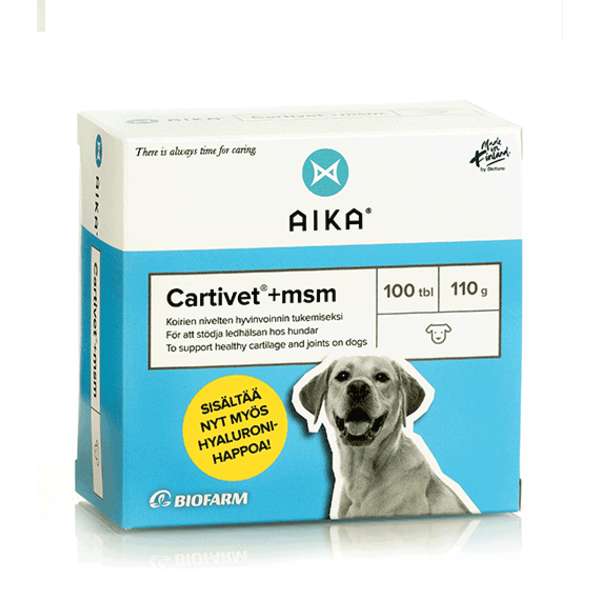 AIKA Cartivet + MSM 100 tabl. - erä - integratoridirecthub.com