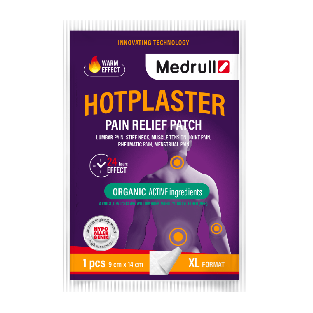 Medrull Hotplaster 9 cm x 14 cm - Lämpölaastari 1 kpl - integratoridirecthub.com