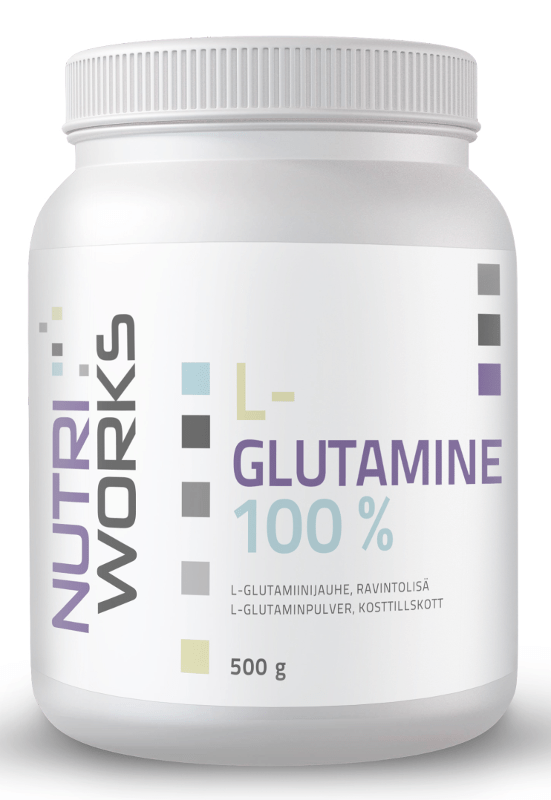 Nutri Works L-Glutamine 100% 500 g - integratoridirecthub.com