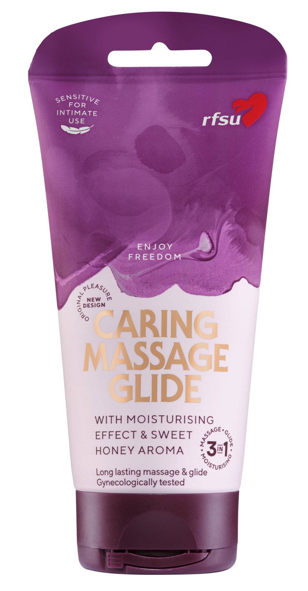 RFSU Sense Me Caring Massage Glide 3 in 1 - Vesipohjainen liukuvoide 150 ml - integratoridirecthub.com