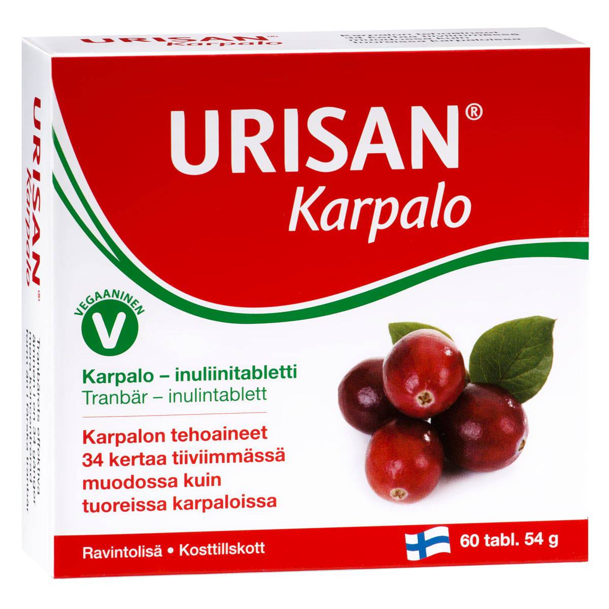 Urisan - Karpalo-inuliinitabletti 60 tabl. - integratoridirecthub.com