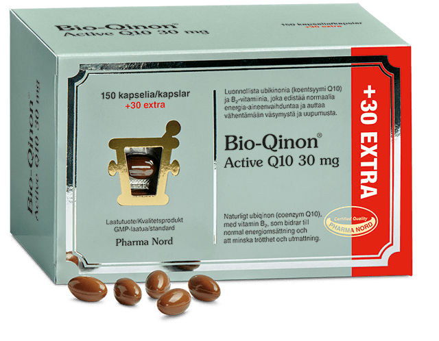 Pharma Nord Bio-Qinon Active Q10 30 mg 150+30 kaps. - integratoridirecthub.com