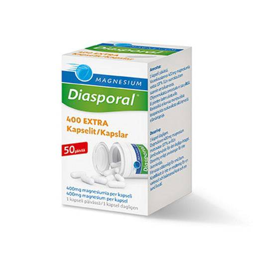 Magnesium Diasporal Extra 400 mg kapselit - 50 päiväannosta - integratoridirecthub.com