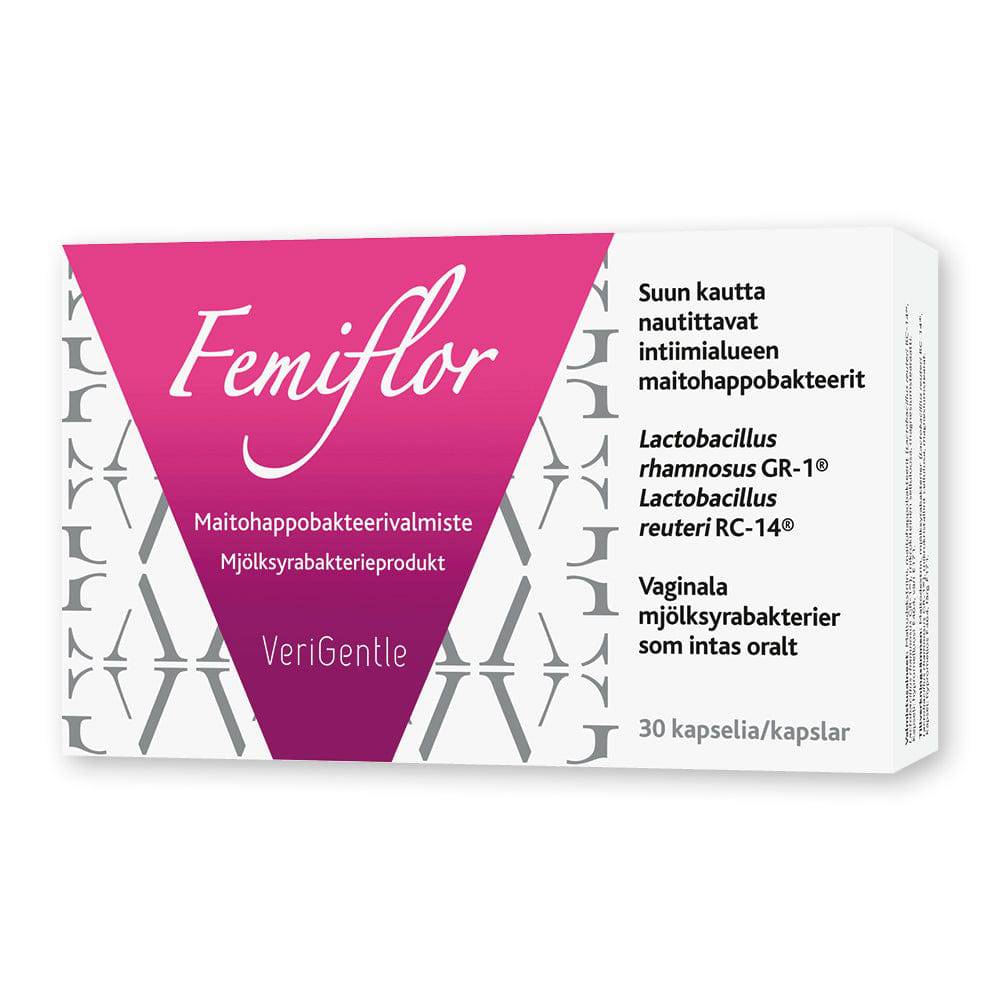 Femiflor Maitohappobakteerivalmiste 30 kaps. - integratoridirecthub.com