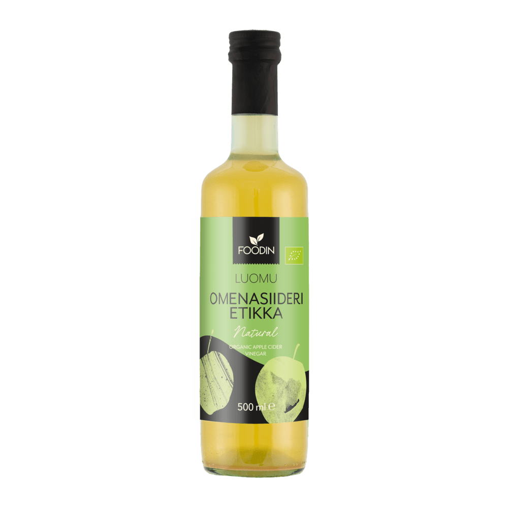 Foodin Omenasiiderietikka Luomu 500 ml - integratoridirecthub.com