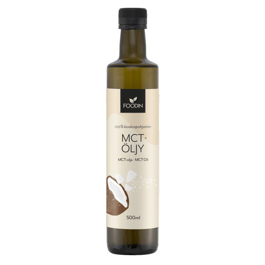 Foodin MCT-öljy 500 ml - integratoridirecthub.com